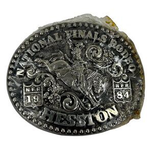 1984 Hesston National Finals Rodeo NFR Kids Belt Buckle Commemorative Series